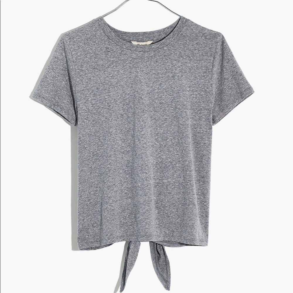 Madewell knot back tee